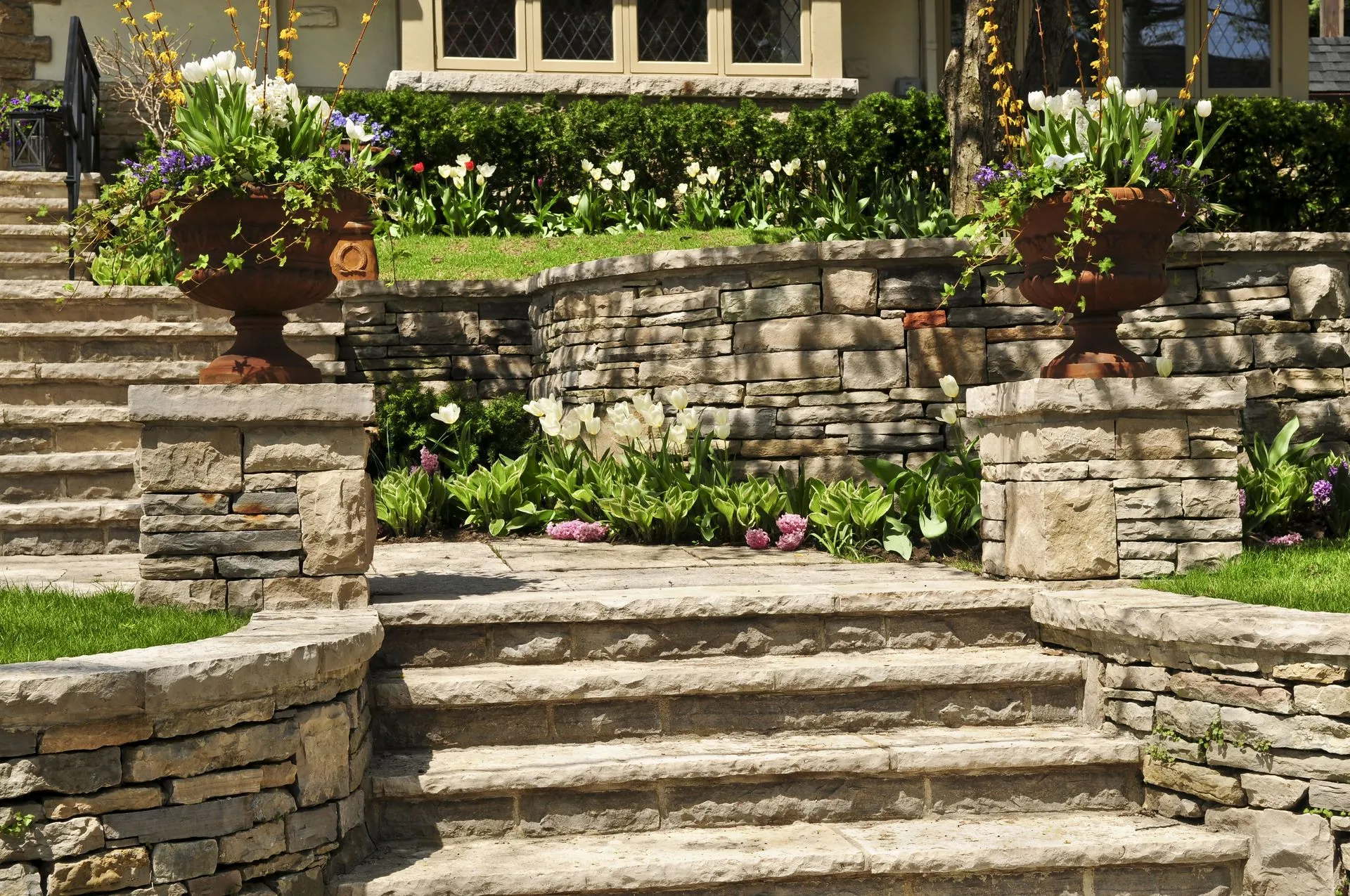 Stone Retaining Walls